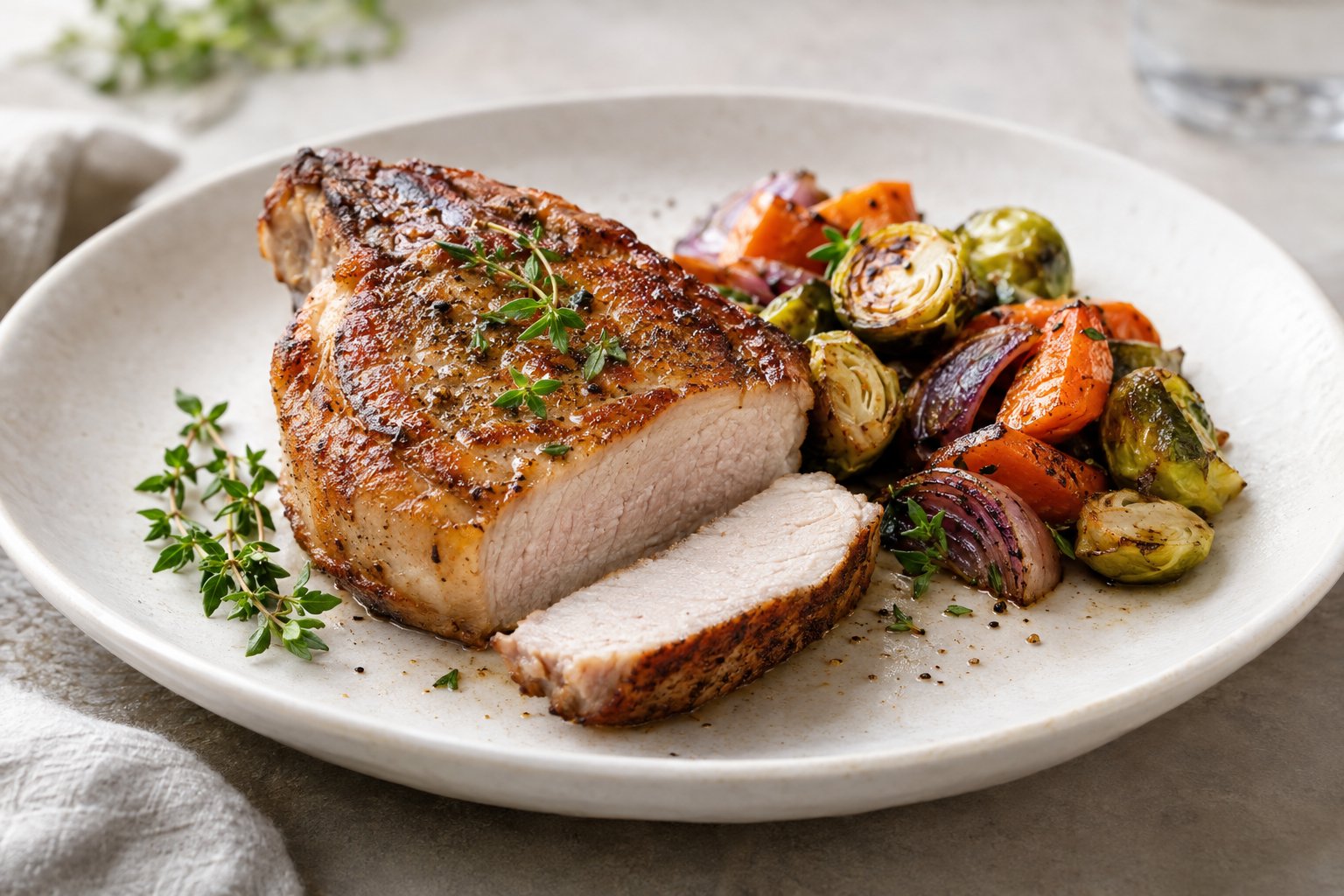 Sous vide fläskkotlett – tid, temperatur och saftig stekyta